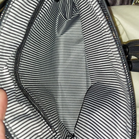 Le Bag Los Angeles Dome Crossbody Plaid Shoulder Vegan Bag Nwt - Picture 3 of 15